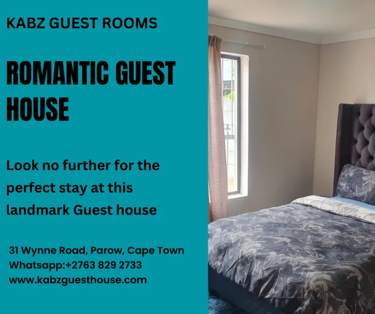 Guest house in cape town for weekend